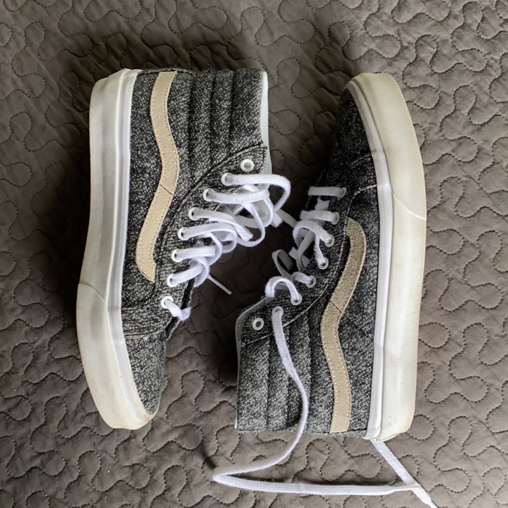 Sk-8 Hi Slim (J&S) Vans Black / True White